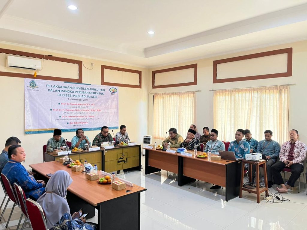 Surveilen Akreditasi BAN-PT Dukung Transformasi STEI SEBI Menjadi IAI SEBI