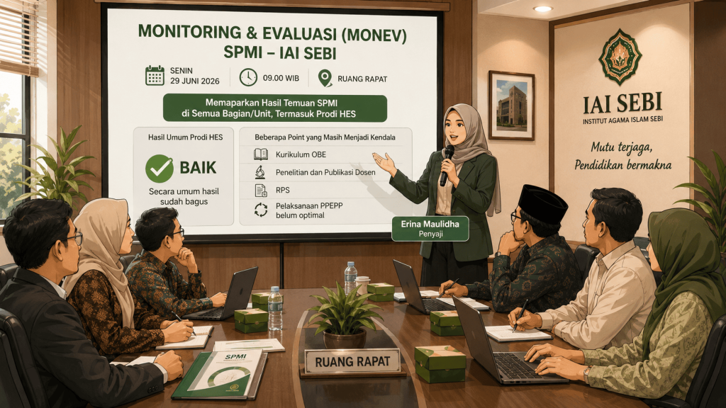 Prodi HES IAI SEBI Terus Berbenah: Hasil Monitoring dan Evaluasi SPMI Jadi Dasar Peningkatan Mutu Berkelanjutan