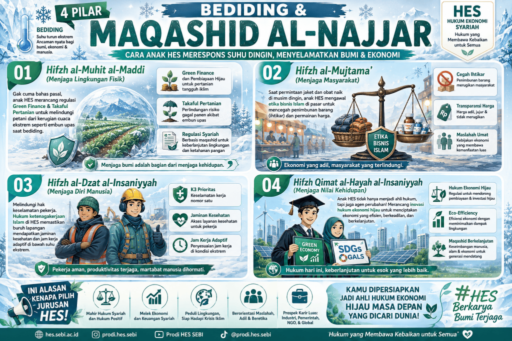 Menggigil karena Fenomena “Bediding”? Ini Alasan Mengapa Isu Iklim Ini Justru Bikin Kuliah di Hukum Ekonomi Syariah (HES) Jadi Keren Banget!