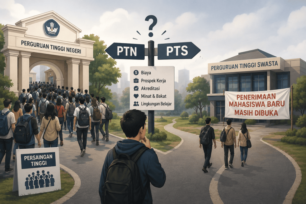 PTN Kebanjiran Peminat, PTS Kehilangan Mahasiswa: Ada yang Salah dengan Cara Kita Memilih Kampus?