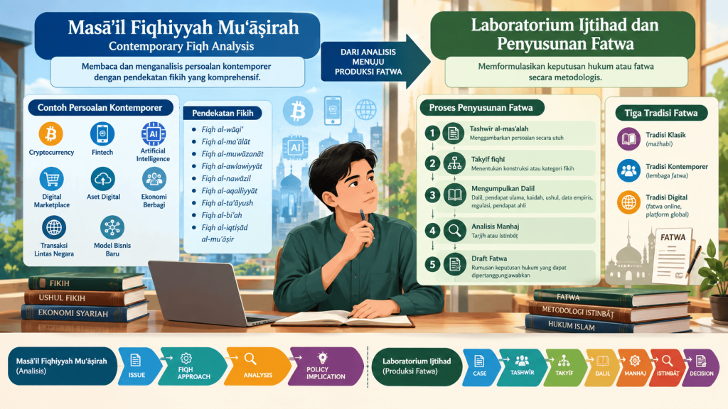 Bukan Sekadar Belajar Fikih: Mengapa HES Membutuhkan Masā’il Fiqhiyyah Mu‘āṣirah dan Laboratorium Ijtihad? Bukan Sekadar Belajar Fikih: Mengapa HES Membutuhkan Masā’il Fiqhiyyah Mu‘āṣirah dan Laboratorium Ijtihad?